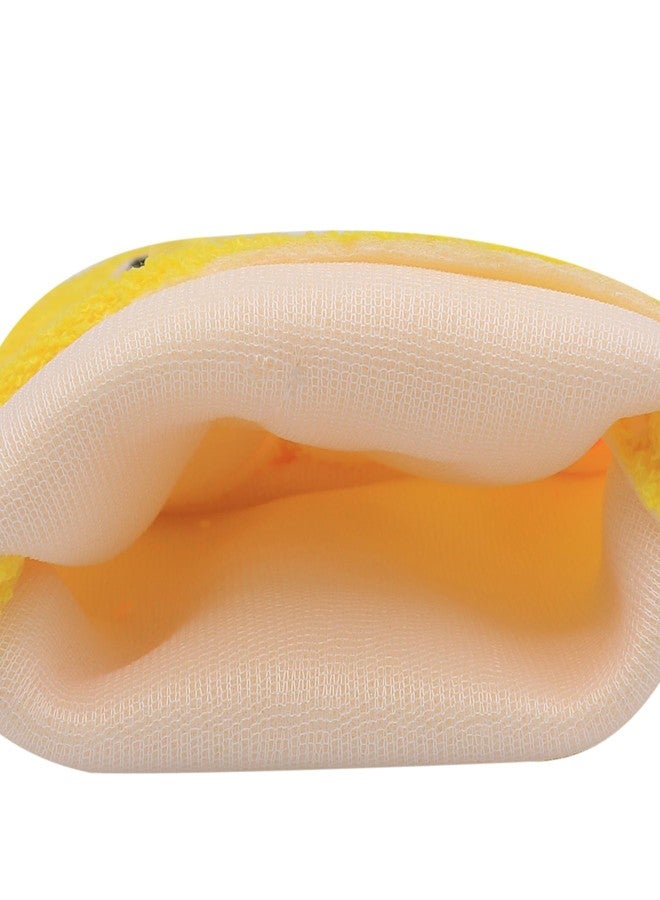 Caviotess Cute Duck Bath Mesh Shower Ball Pouf Loofahs Exfoliating Bath Sponge Body Cleaner for Children Kids - Image 4